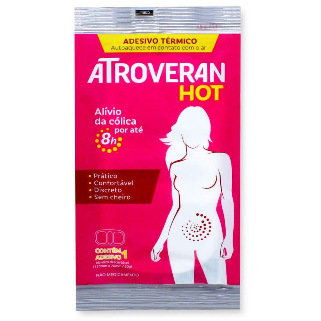 Atroveran Hot – Adesivo Térmico para Cólicas e Desconfortos